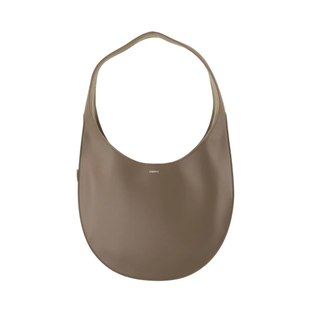 Coperni Women's Brown Leather Shoulder Bag With Swipe