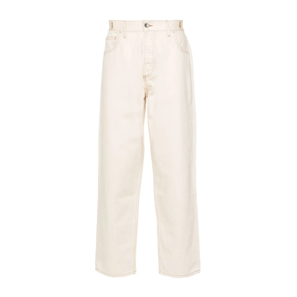 YMC You Must Create Ecru Denim Broek Beige Heren