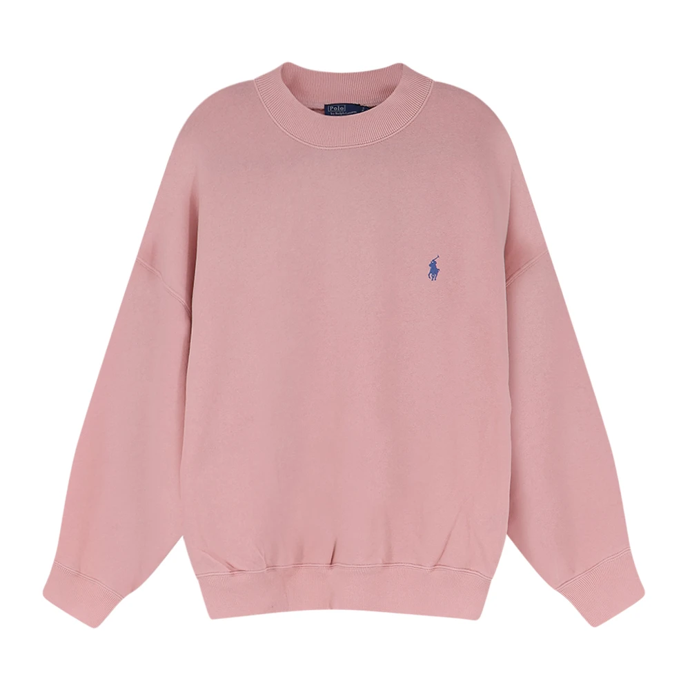 Polo Ralph Lauren Women's Pink Crew Neck Sweatshirt