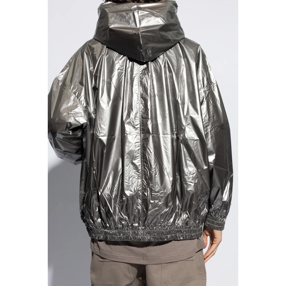 Rick Owens Jumbo Jason Hooded Jacket Gray Heren