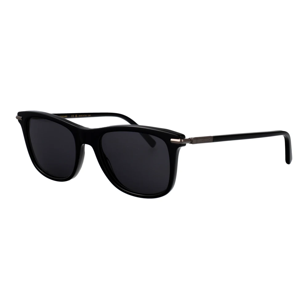 Ferragamo Black Sf2028s Sunglasses - Male - Sunglasses - 54 Mm - Accessories