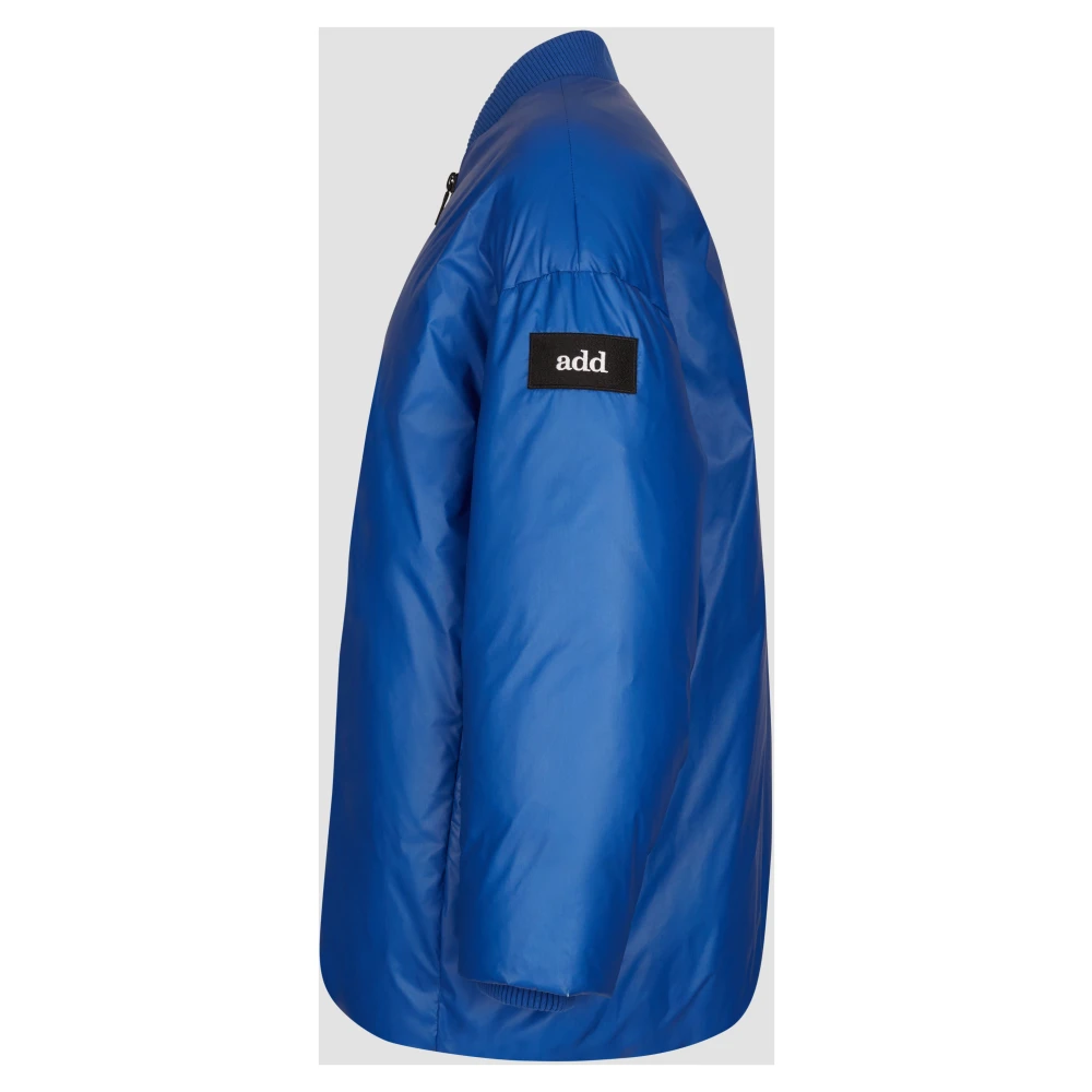 add Bomber IN Gewaxt Nylon Blue Dames