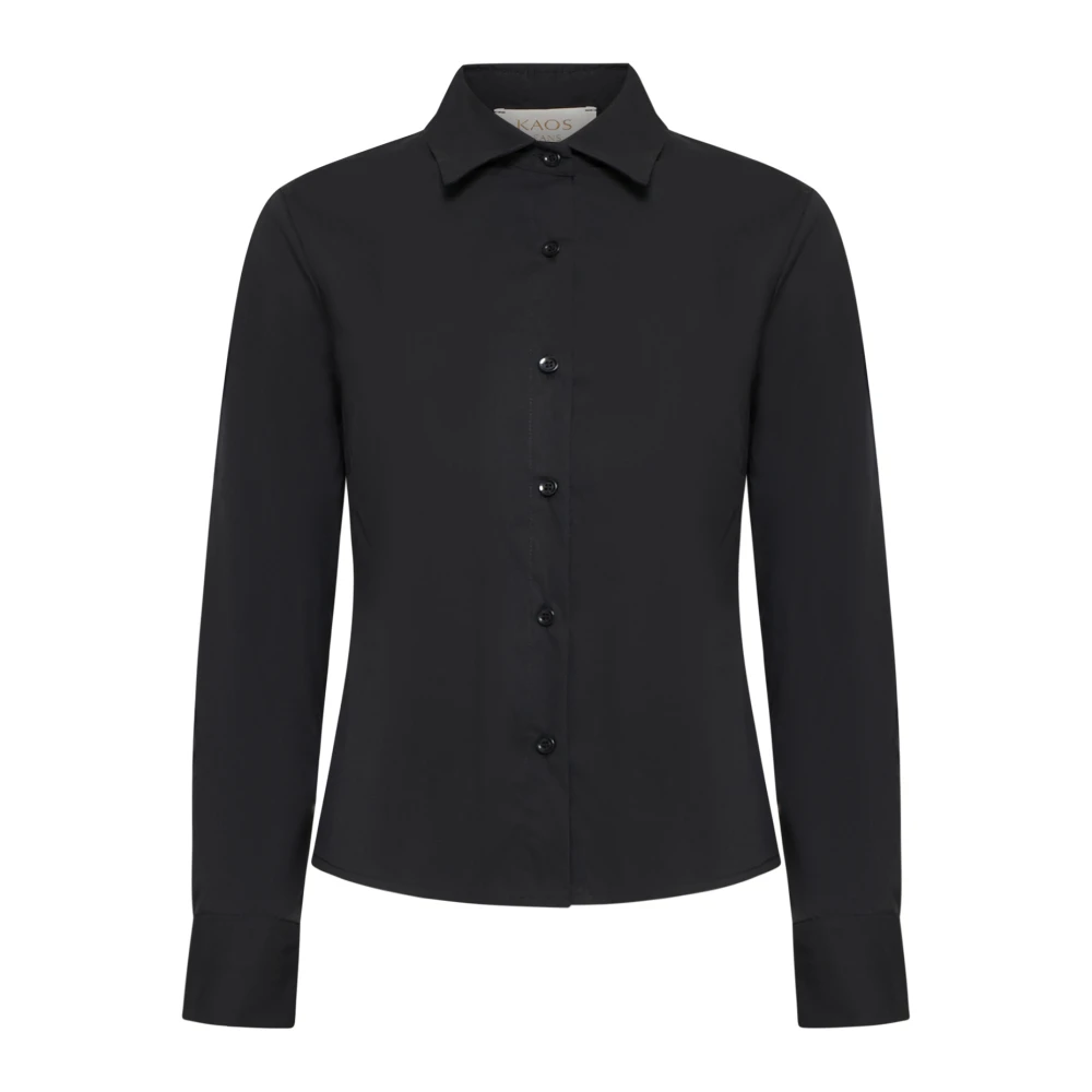 Kaos Zwarte Shirts voor Mannen Black Dames