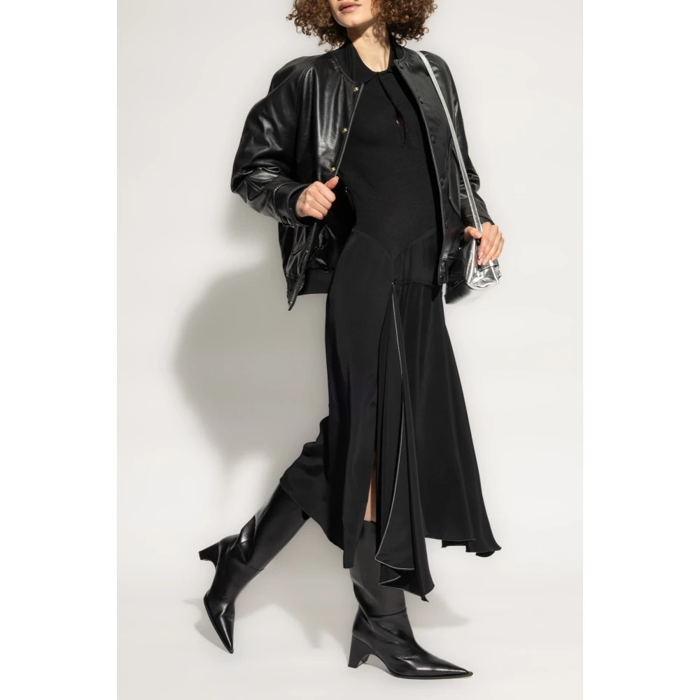 Victoria Beckham Jurk met kraag Black Dames
