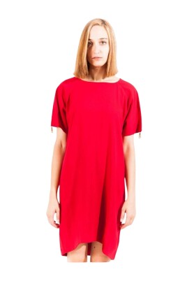 red-wool-shift-dress-short-sleeves