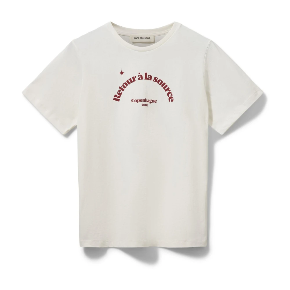 Sofie Schnoor Zenasw T-shirt Sneeuw Wit White Dames