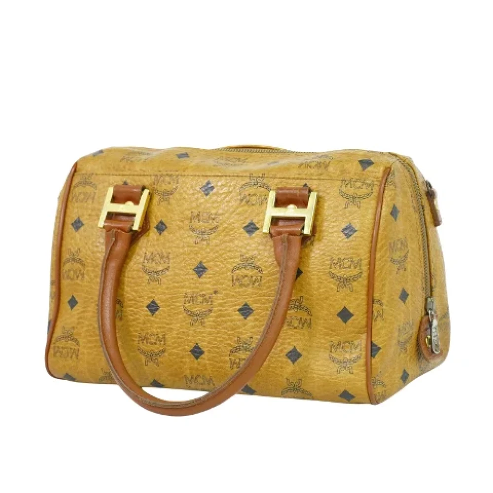 MCM Pre-owned Canvas handbags Brown Dames