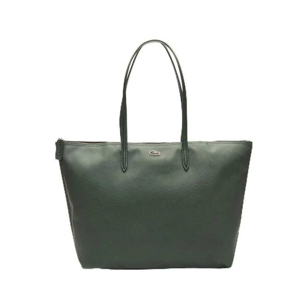 Lacoste Concept Schoudertas in Khaki Green Dames