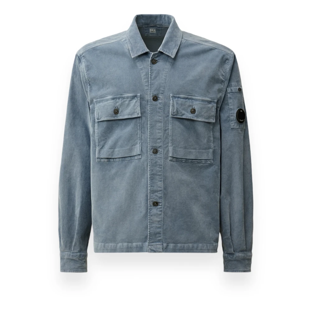 C.P. Company Corduroy Overshirt Blue Heren