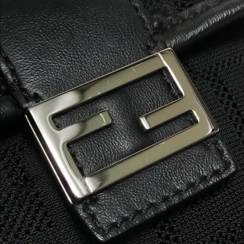 Fendi Vintage Pre-owned Canvas fendi-bags Black Heren
