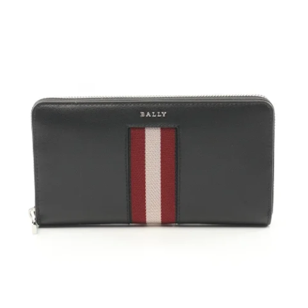 Bally Pre-owned Leather wallets Black Heren