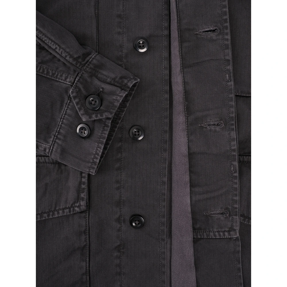 Hartford Militair-geïnspireerde Field Jacket Black Heren