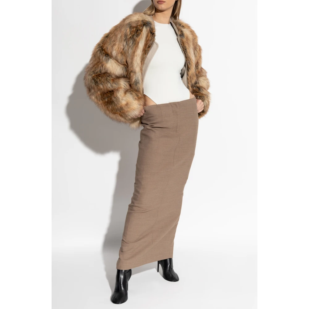 Entire Studios Lange mouw bodysuit Beige Dames