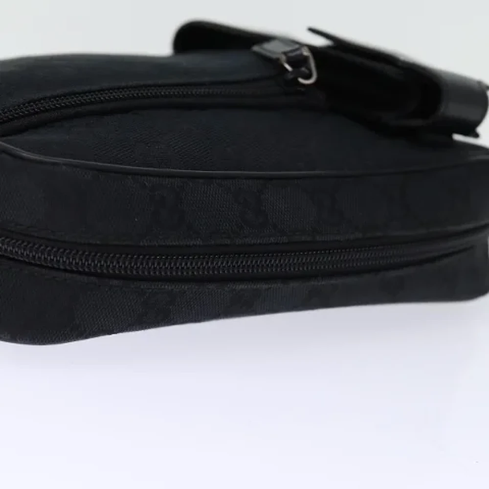 Gucci Vintage Pre-owned Canvas clutches Black Dames