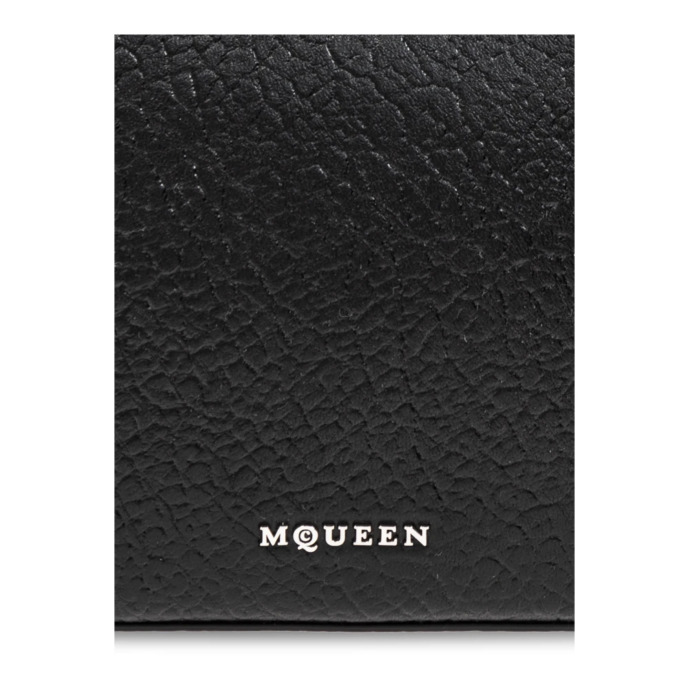 alexander mcqueen Leren tas T-Bar Mini Black Dames