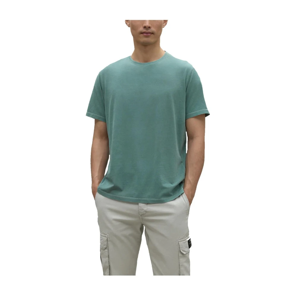 Ecoalf Men's Green T-Shirts, S, Cotton T-Shirt Minalf