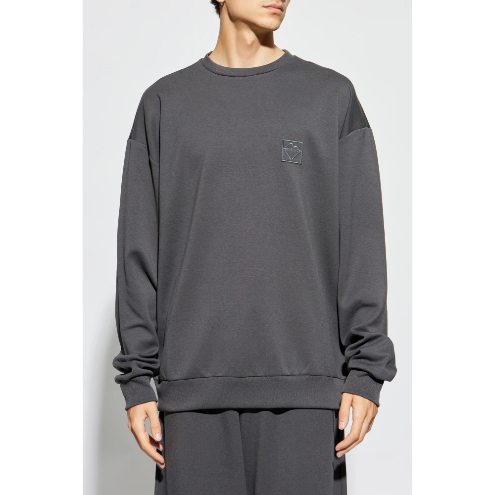 Iceberg Sweatshirt met logo Gray Heren