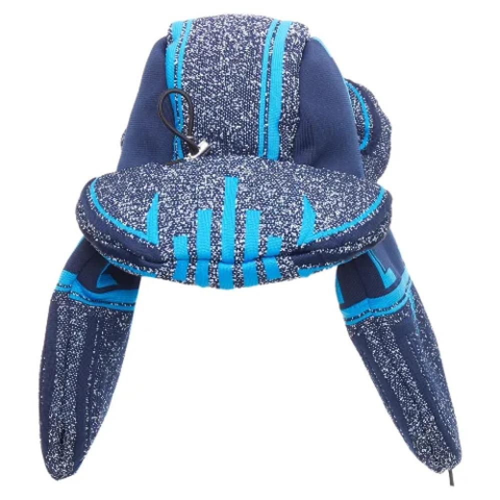 Prada Nylon hats Blue Heren