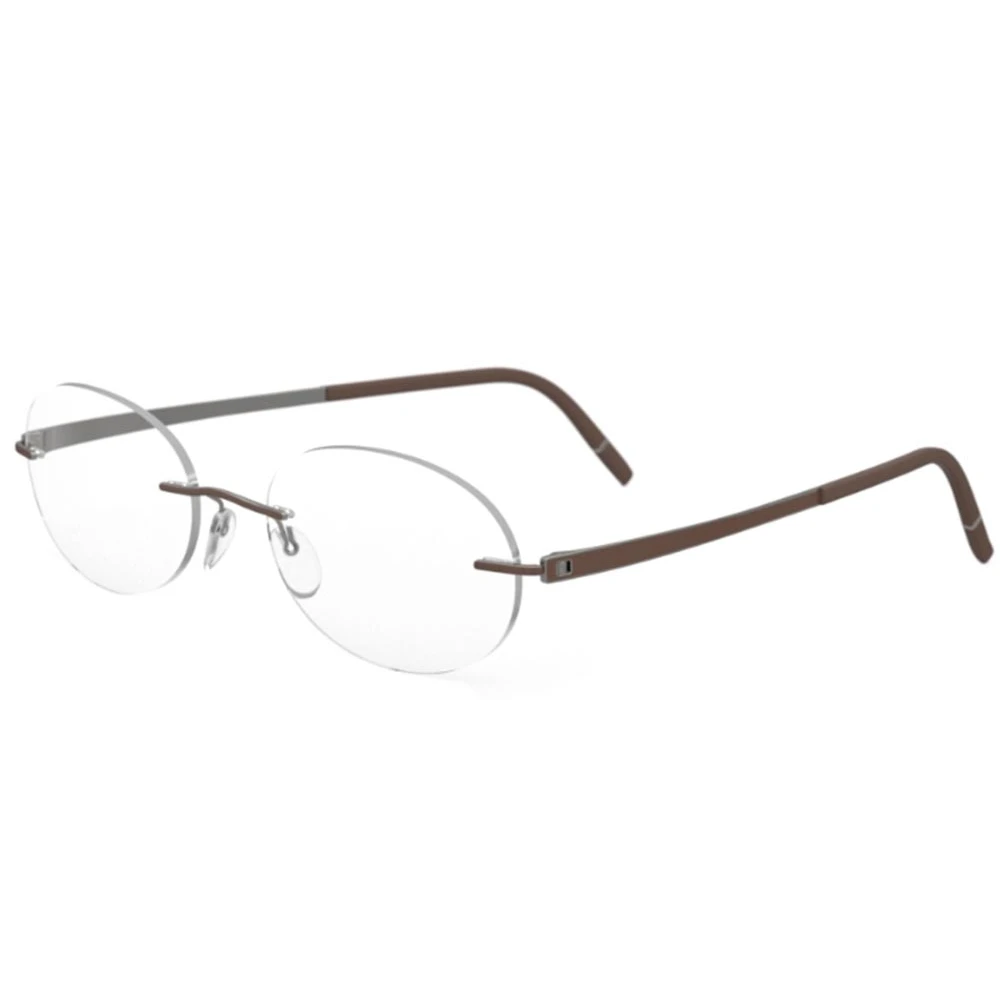 Silhouette Momentum 5529 Ga Brillen Grijs Bamboe Brown Dames