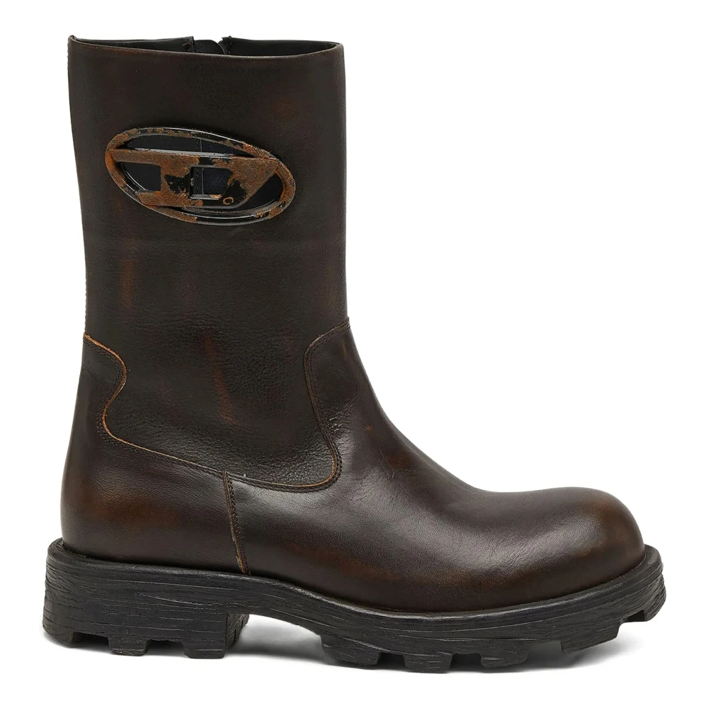 Diesel Donna Marrone Scarpe, 37 Eu, New,