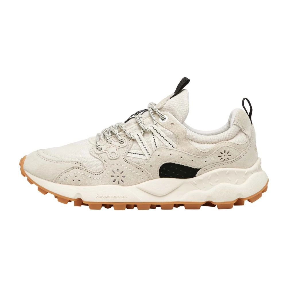 Flower Mountain Yamano 3 Women's Suede Trainers Off White UK 6 EU 39 - Image 4