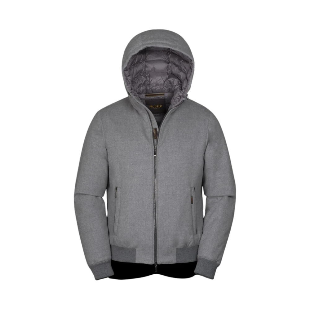 Moorer Men's Gray Winter Jackets, L, Oniro Jacket