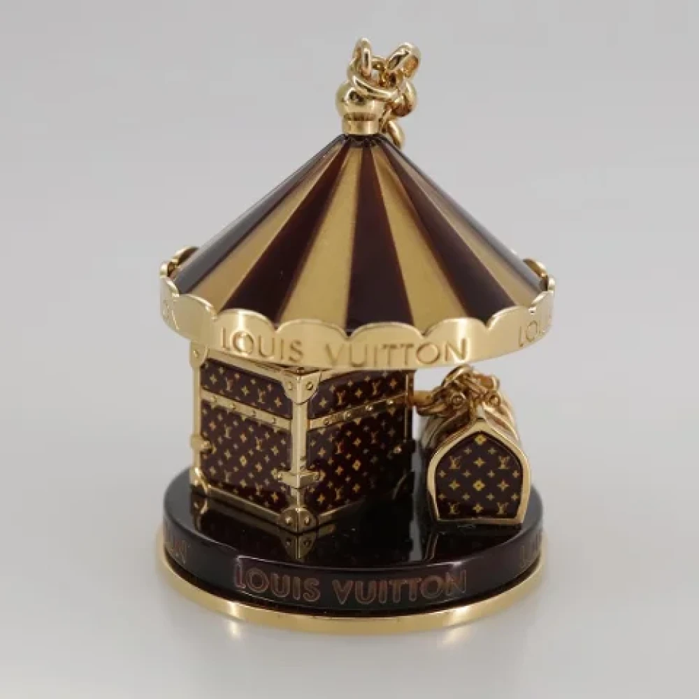 Louis Vuitton Vintage Pre-owned Metal key-holders Yellow Dames