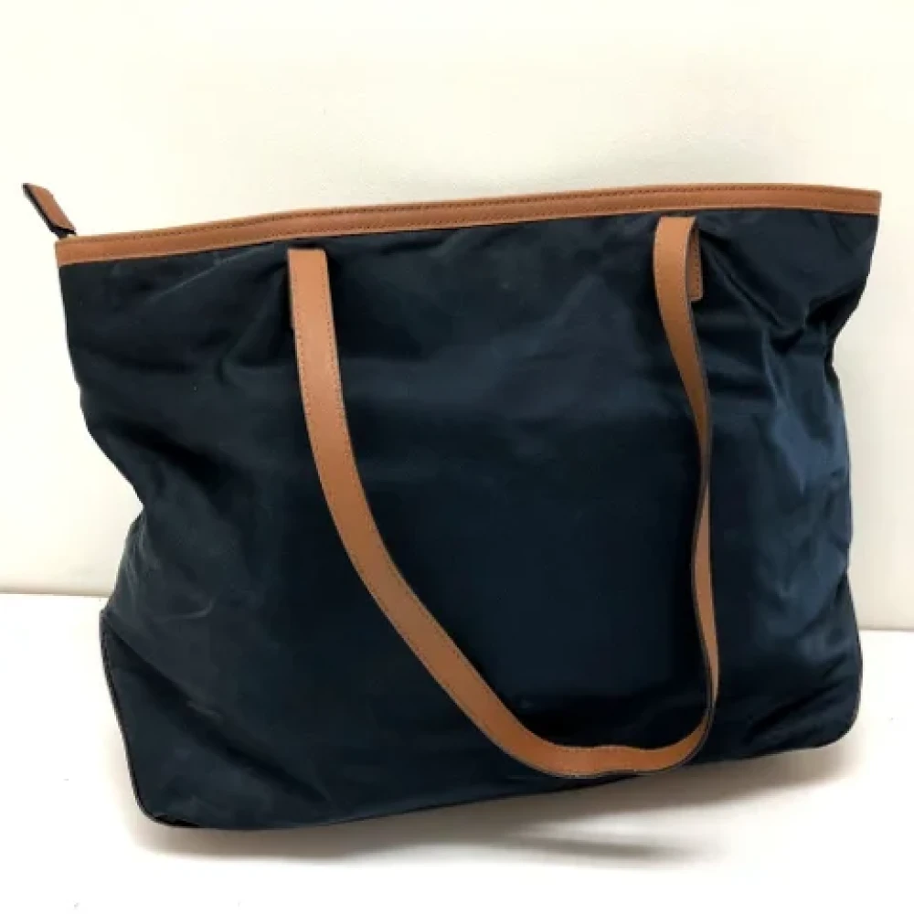 Michael Kors Pre-owned Fabric shoulder-bags Blue Dames