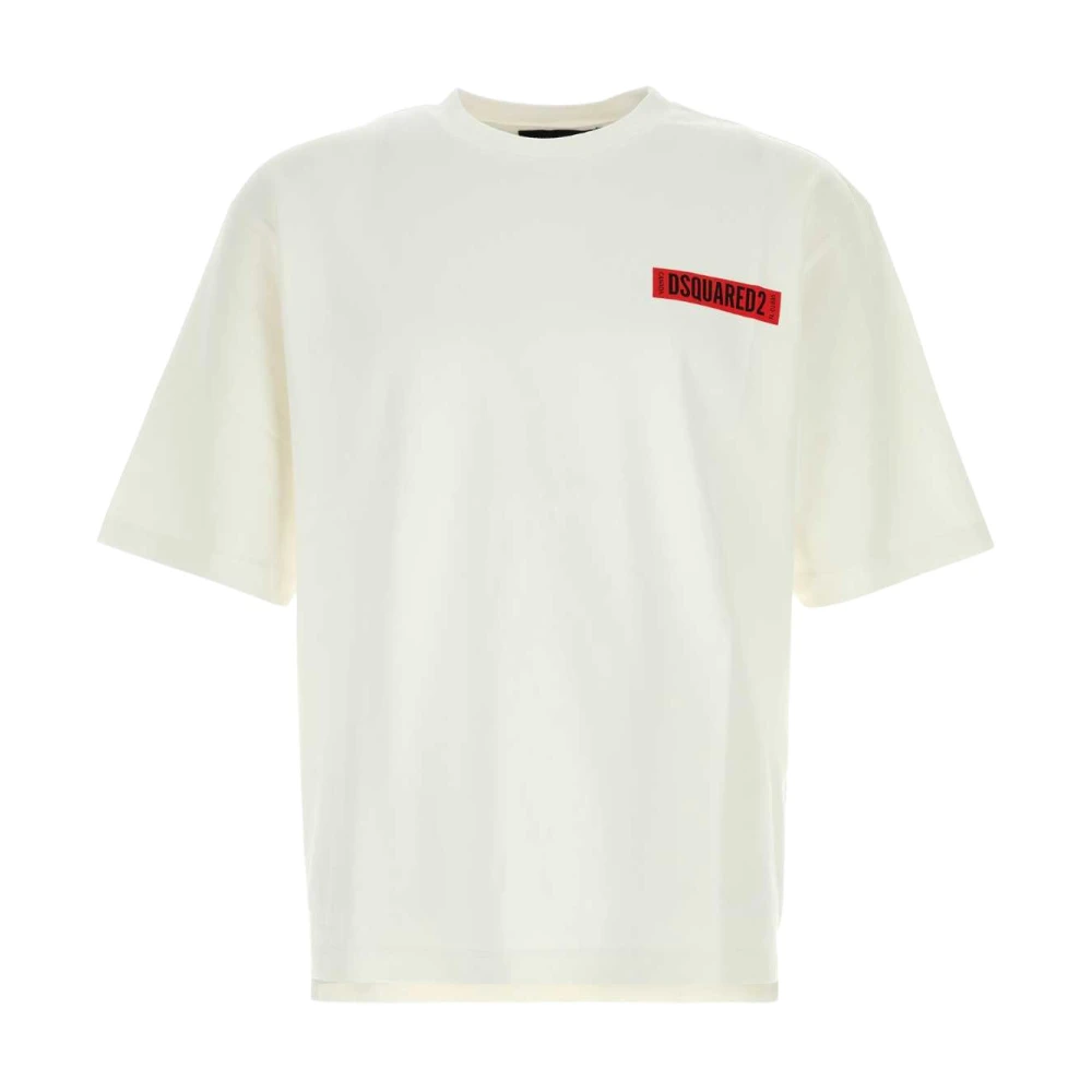 Dsquared2 T-Shirts - Male - T-Shirts - White - S - Tops