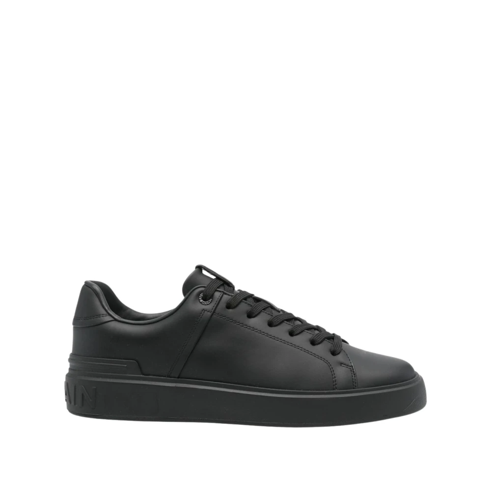 Balmain Men's Black B-Court Trainers - Sneakers - 6 Uk - Shoes