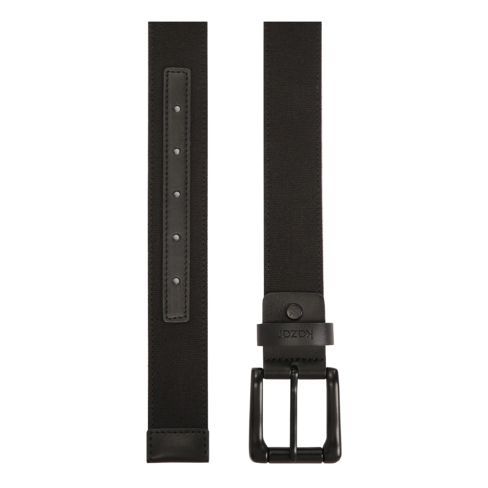 Kazar Zwart stoffen riem Black Dames