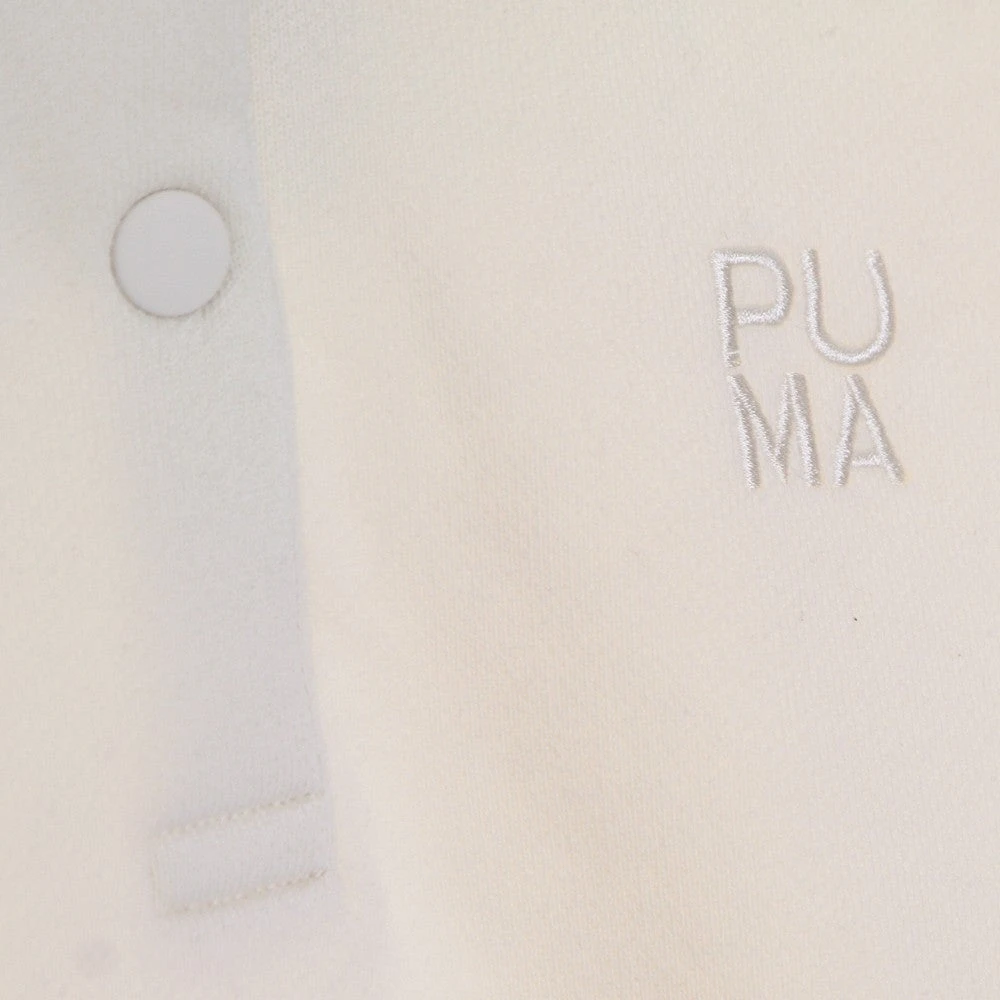 Puma Mode Polo Crew Lichtgewicht Sweatshirt Beige Dames