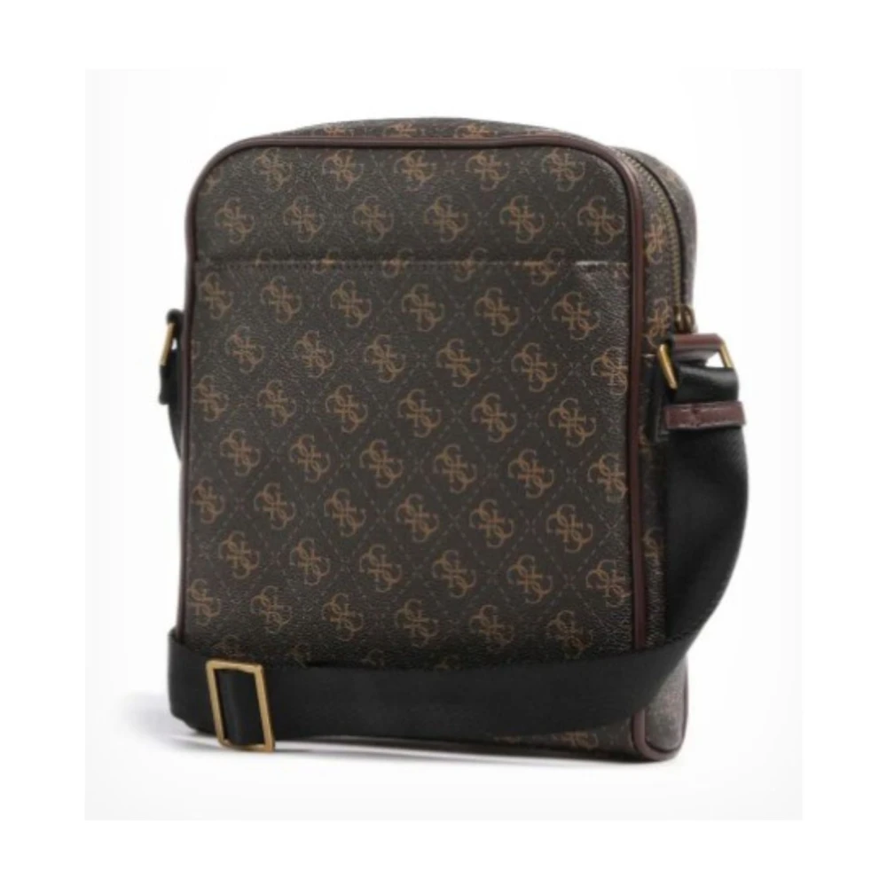 Guess Heren Logo Schoudertas Brown Heren