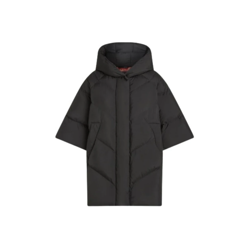 Creenstone Donscape met capuchon en rits Black Dames