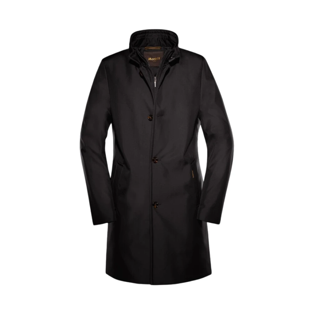 Moorer Men's Black Parkas, 4XL, Jackets