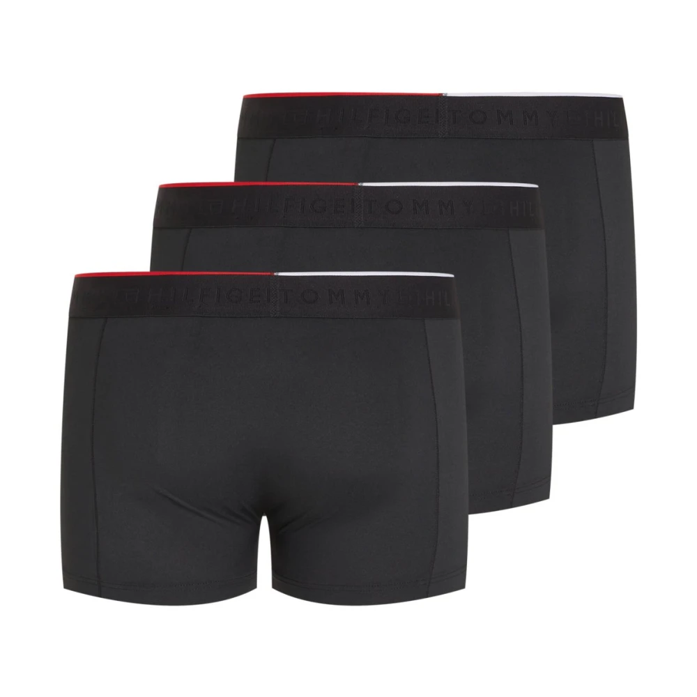 Tommy Hilfiger Microvezel Boxershorts Rekbare Zwarte Black Heren