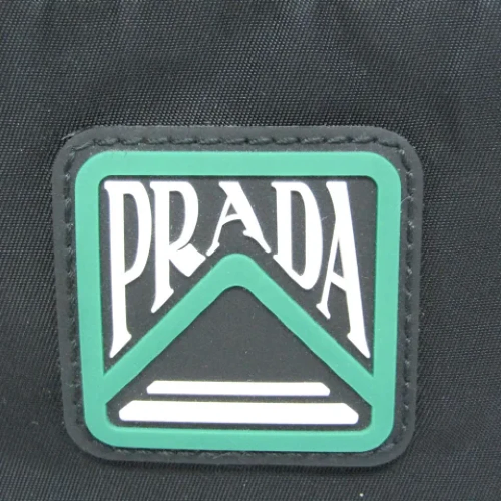Prada Vintage Pre-owned Nylon shoulder-bags Black Dames