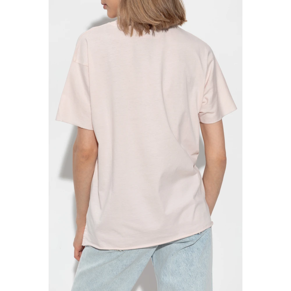 Zadig & Voltaire Bedrukt T-shirt Pink Dames