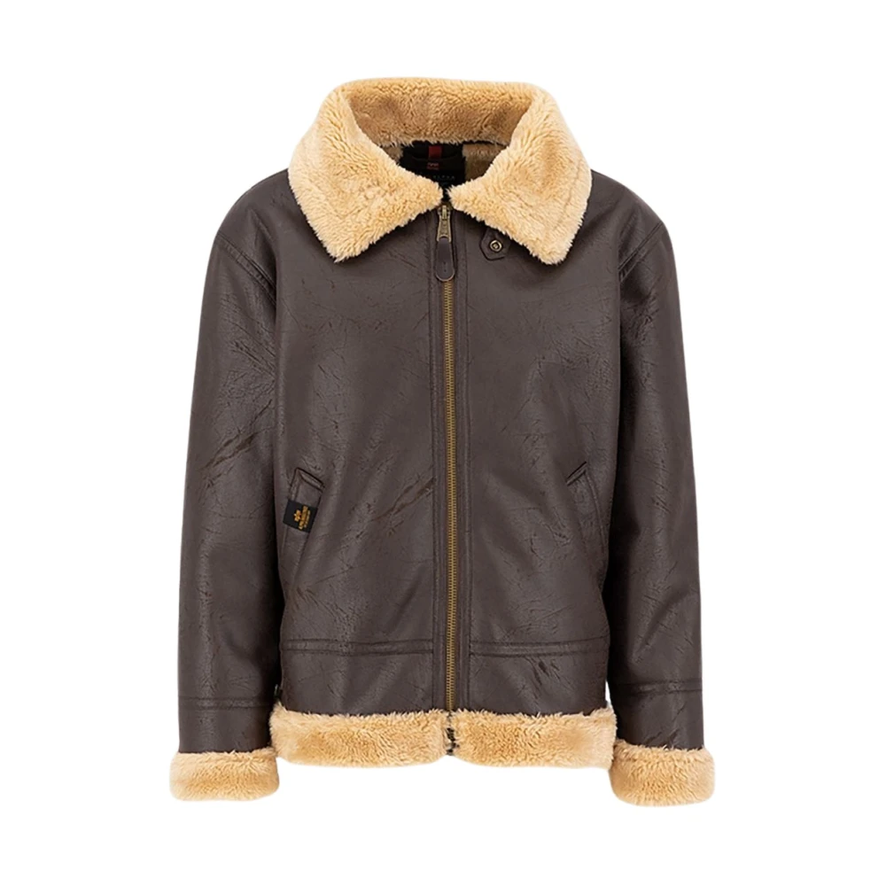 alpha industries Vintage Brown Flight Jacket Montone B3 Brown Heren
