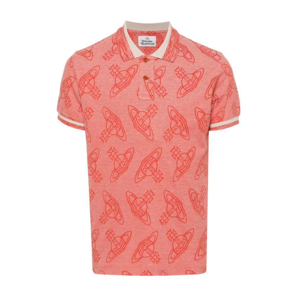 Vivienne Westwood Randig Tipping Polo Krage T-shirts och Polos Multicolor, Herr