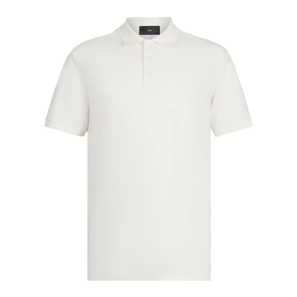 Liu Jo Men's White Basic Polo Shirt