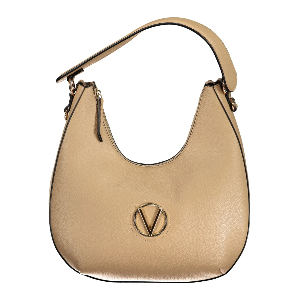 Valentino by Mario Valentino Beige Schoudertas met Verstelbare Banden Beige Dames