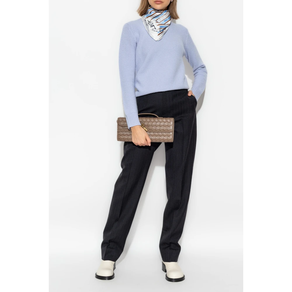 Bottega Veneta Kasjmier trui Blue Dames
