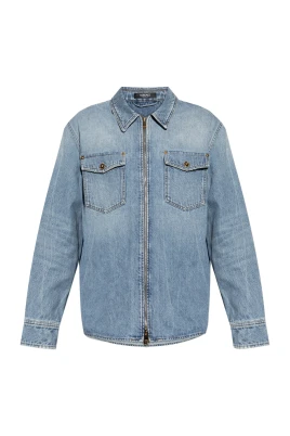 Denim Zip Overshirt