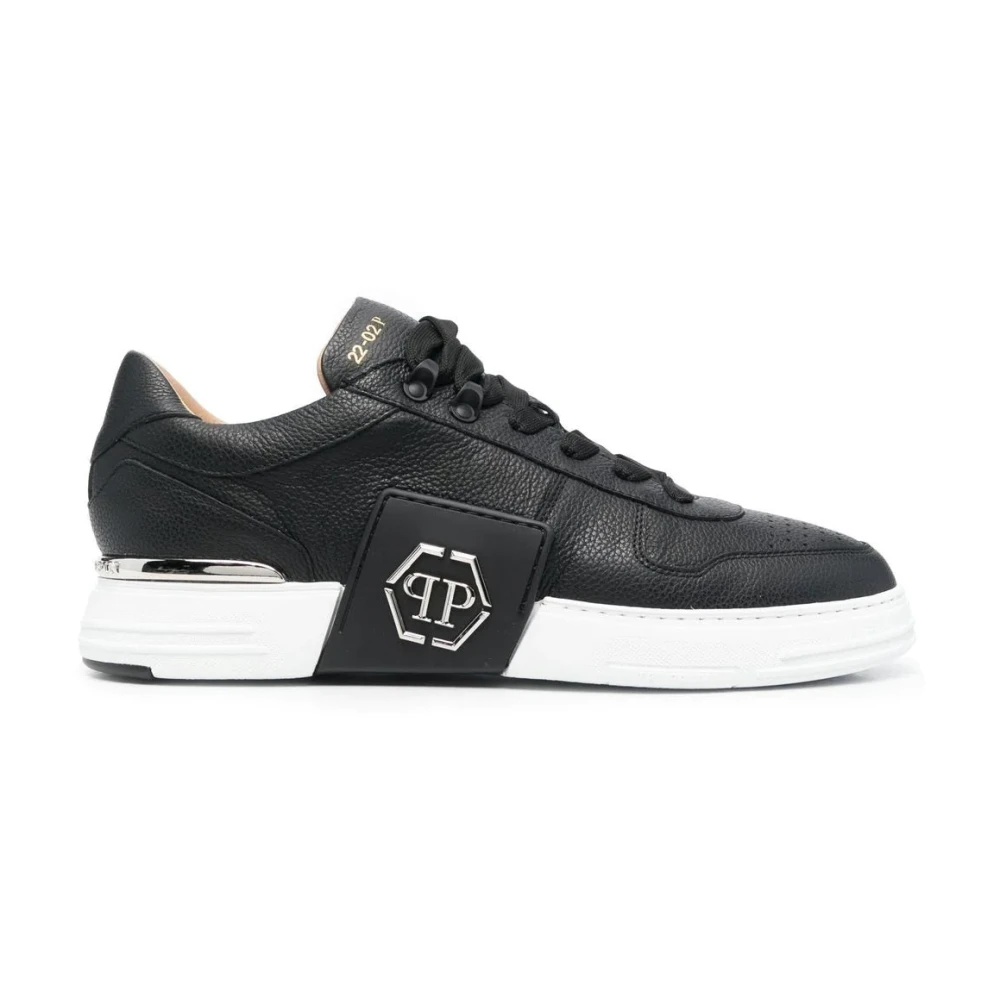 Philipp Plein Lo-Top Phantom Kick$ Heren Schoenen Zwart