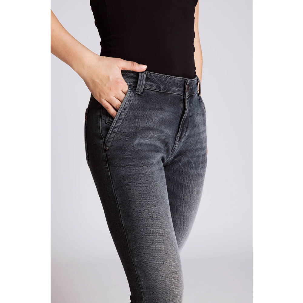 Zhrill Slim Fit Jeans Zhdalva Blauw Blue Dames