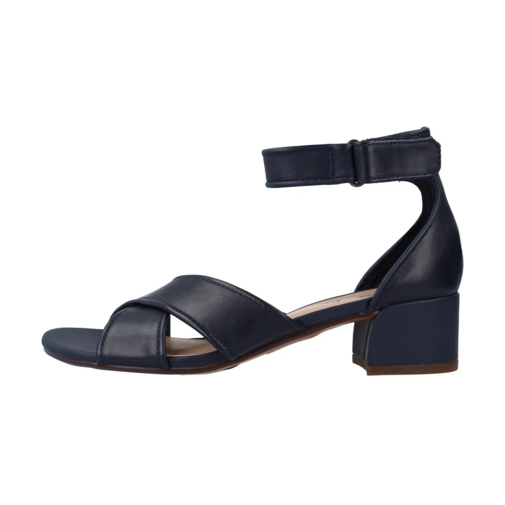 Clarks High Heel Sandals Blue Dames