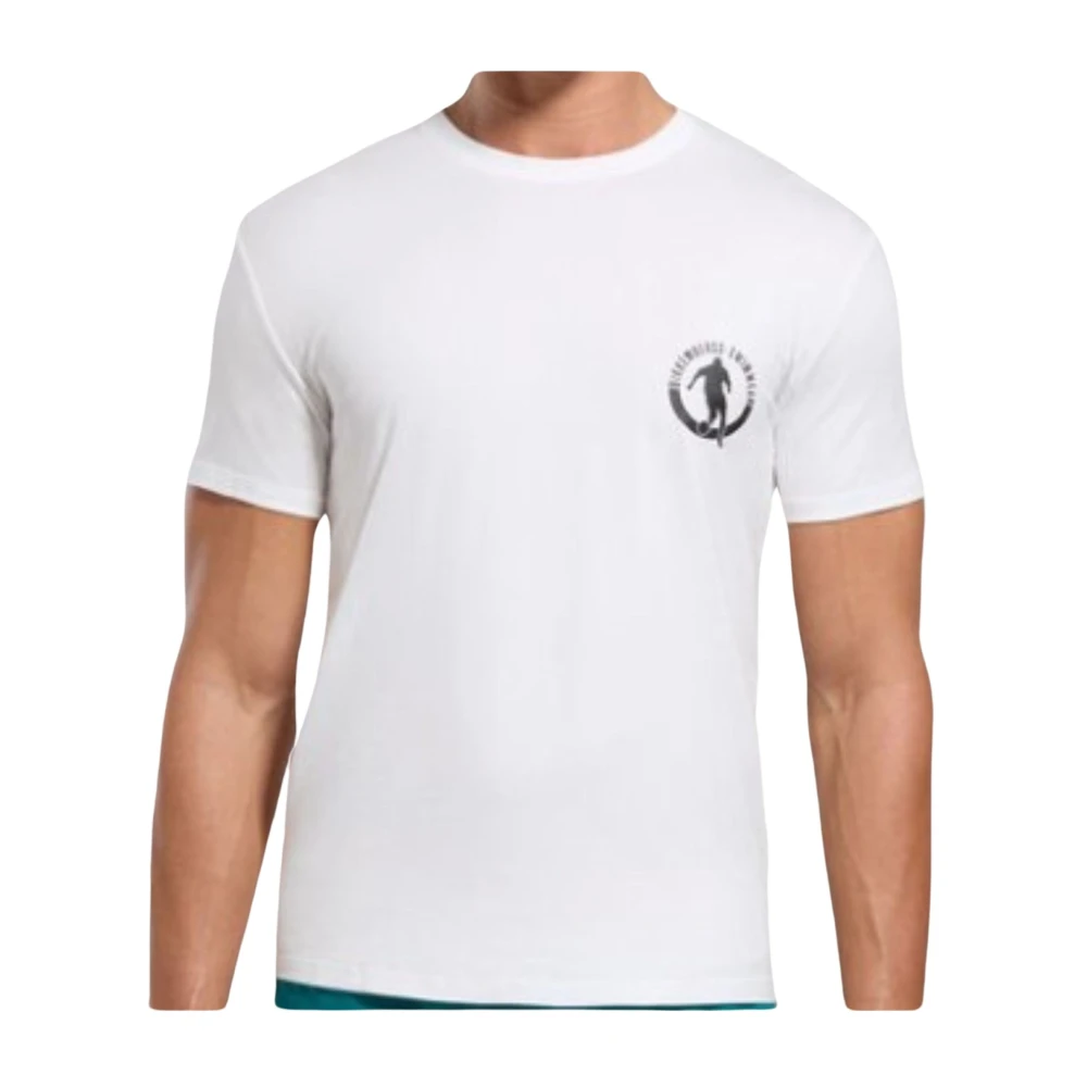 Bikkembergs Heren T-Shirt Pupino White Heren