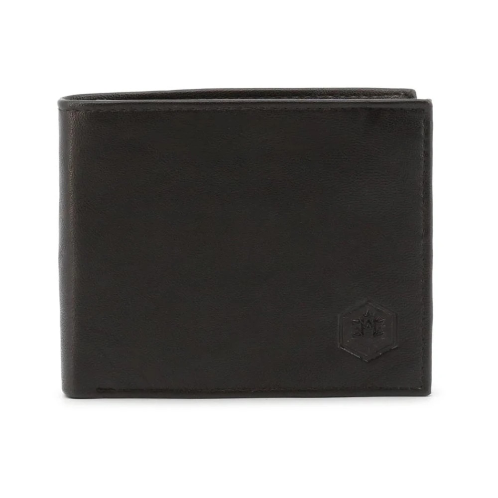 Lumberjack Men's Brown Leather Credit Card Holder With Coin Purse