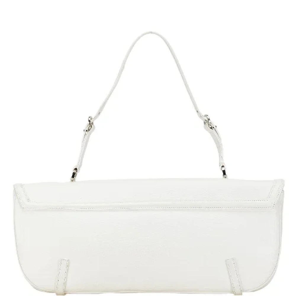 Salvatore Ferragamo Pre-owned Leather handbags White Dames